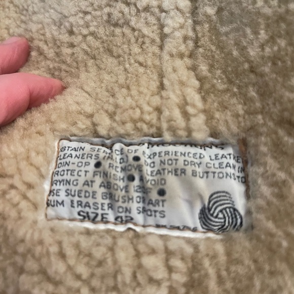 Winter coat real leather with sheep wool inside - Picture 9 of 12